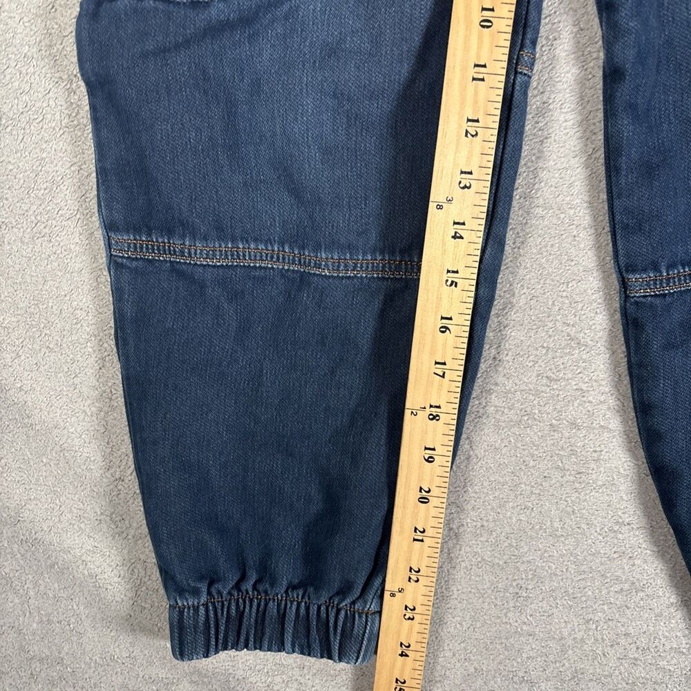 Armani Exchange Cropped‎ Ankle Cargo Jogger Blue Jeans Men’s Size 30 Fit 30x24 - Picture 8 of 16